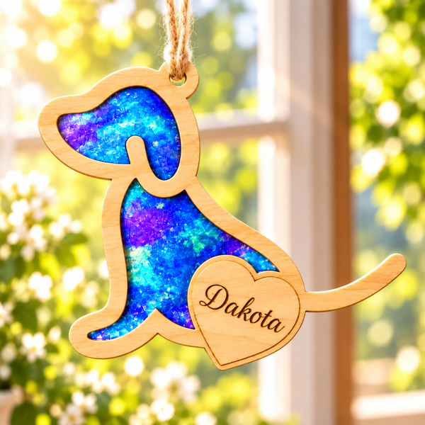 Personalized Dog Suncatcher