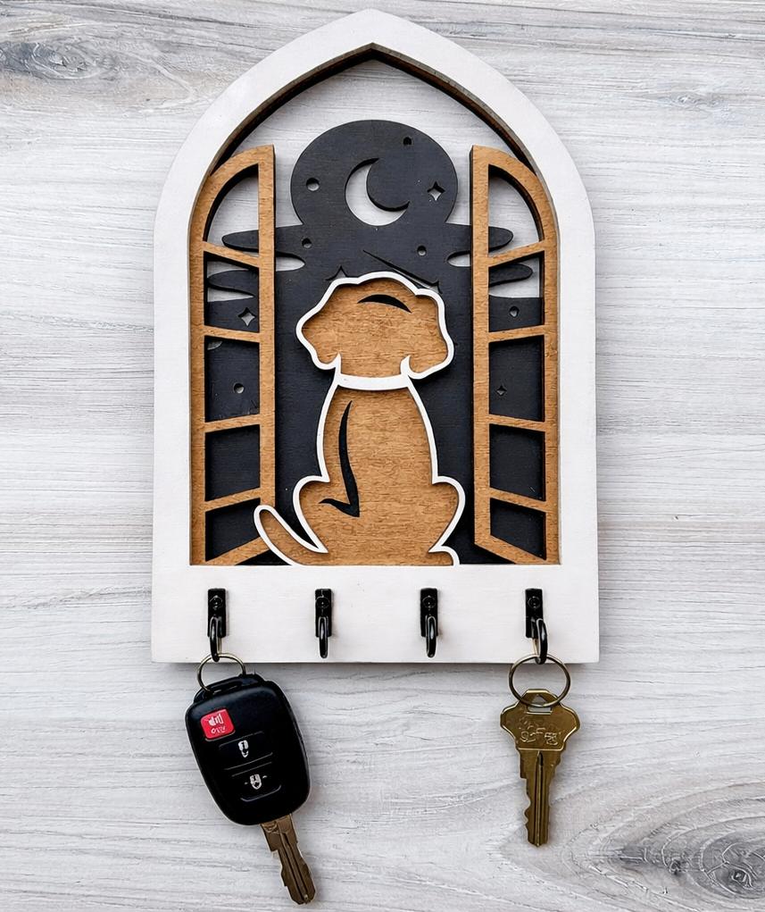 Dog Arch Key Plaque