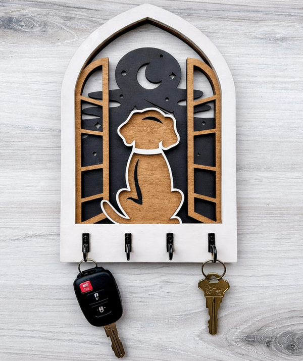 Dog Arch Key Plaque