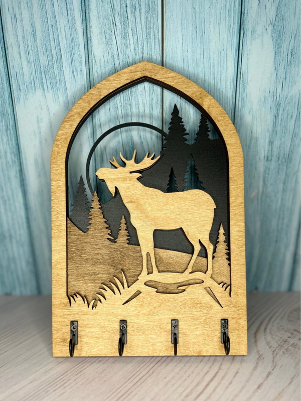 Arch Moose Key Plaque