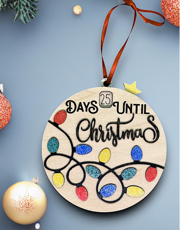 Christmas Countdown Ornaments