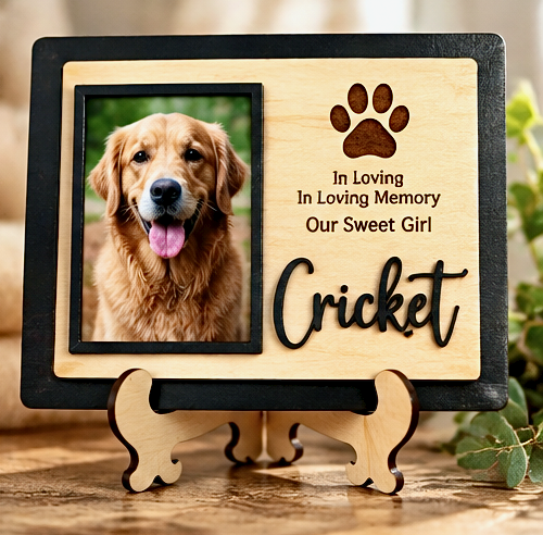 Personalized Pet Photo Memorial Plaque