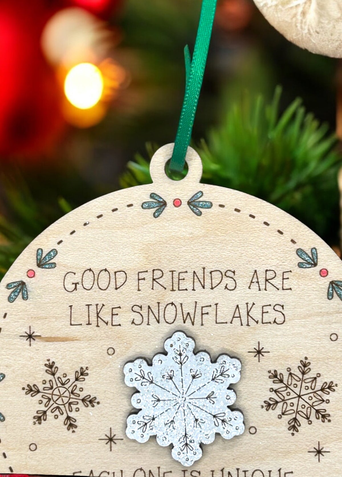 Good Friends Snowflake Ornament | Ridgewood Designs