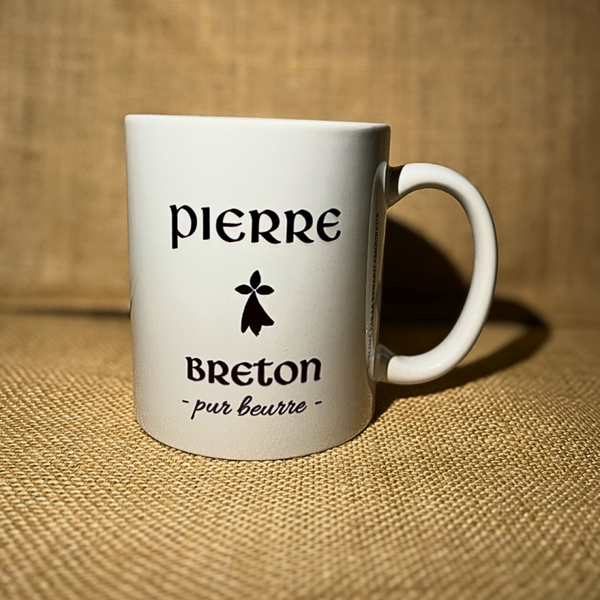 ☕ Tasse « Breton.ne pur beurre » personnalisé – 340 ml