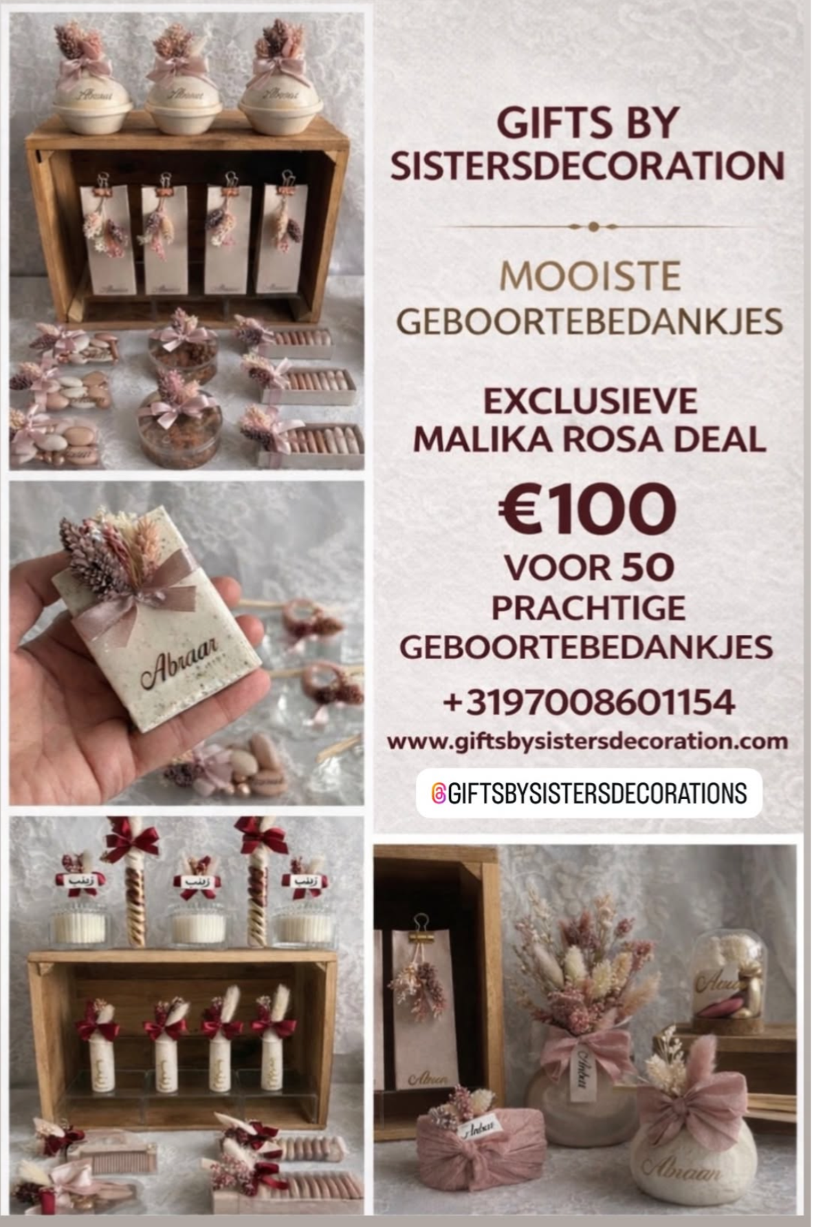 Exclusieve Malika Rosa deal