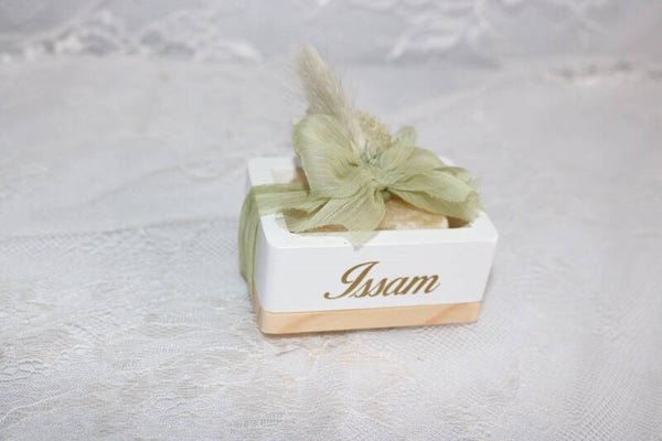 Houten doosje met musk