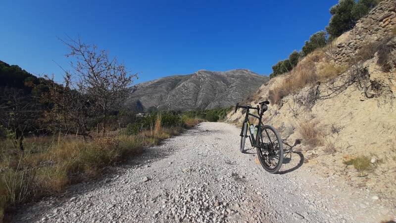 Gravel ride Calpe