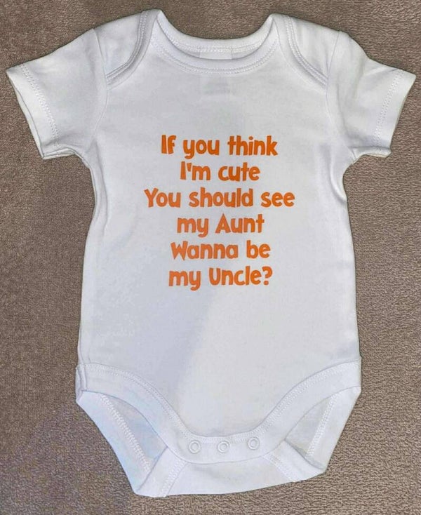 Aunt and Uncle Baby Short Sleeve Bodysuit
