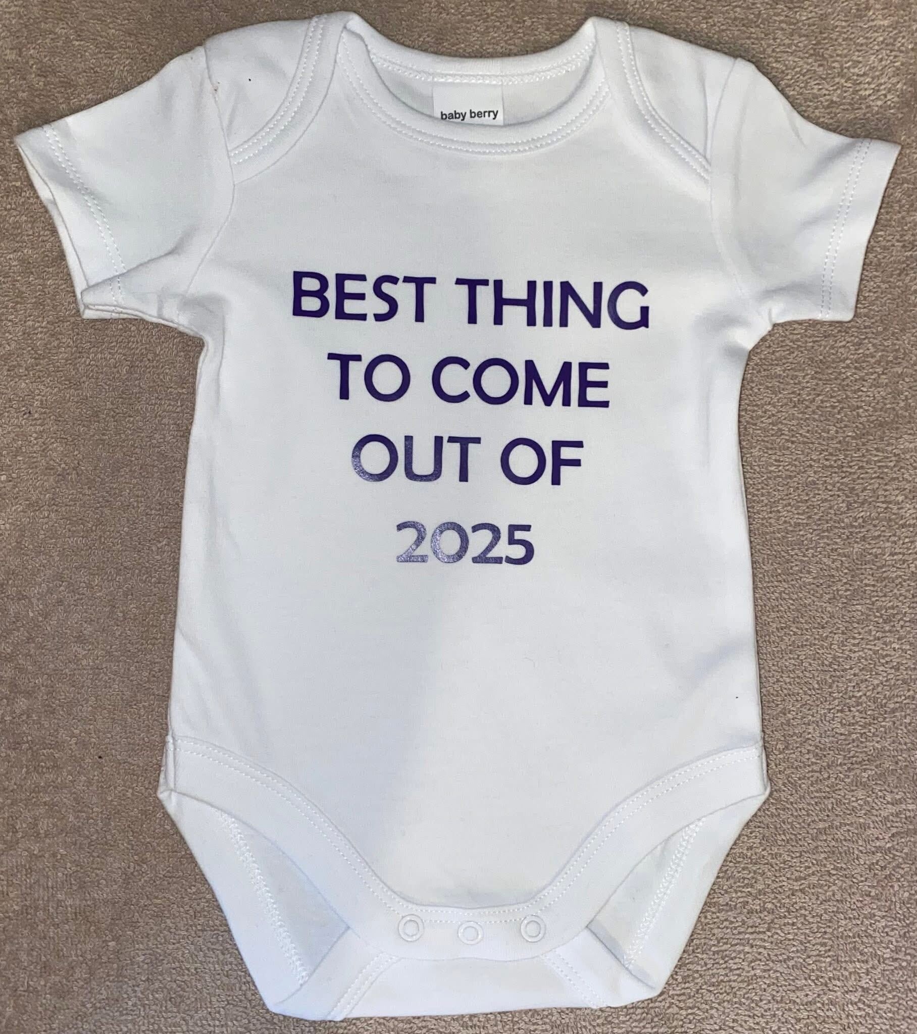Best Thing To Come Out Of 2025 Baby Short Sleeve Bodysuit