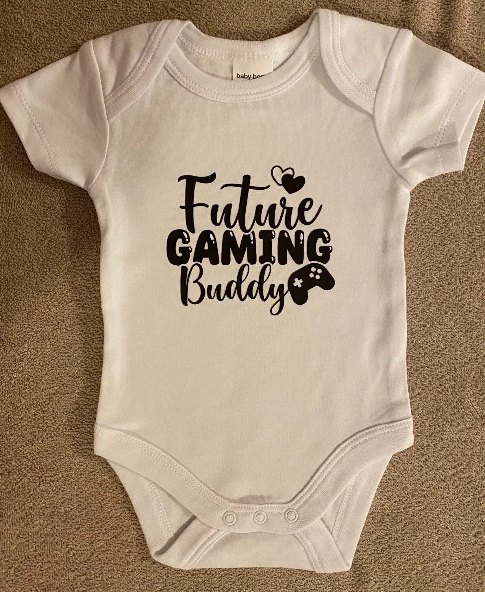 Future Gaming Buddy Baby Short Sleeve Bodysuit