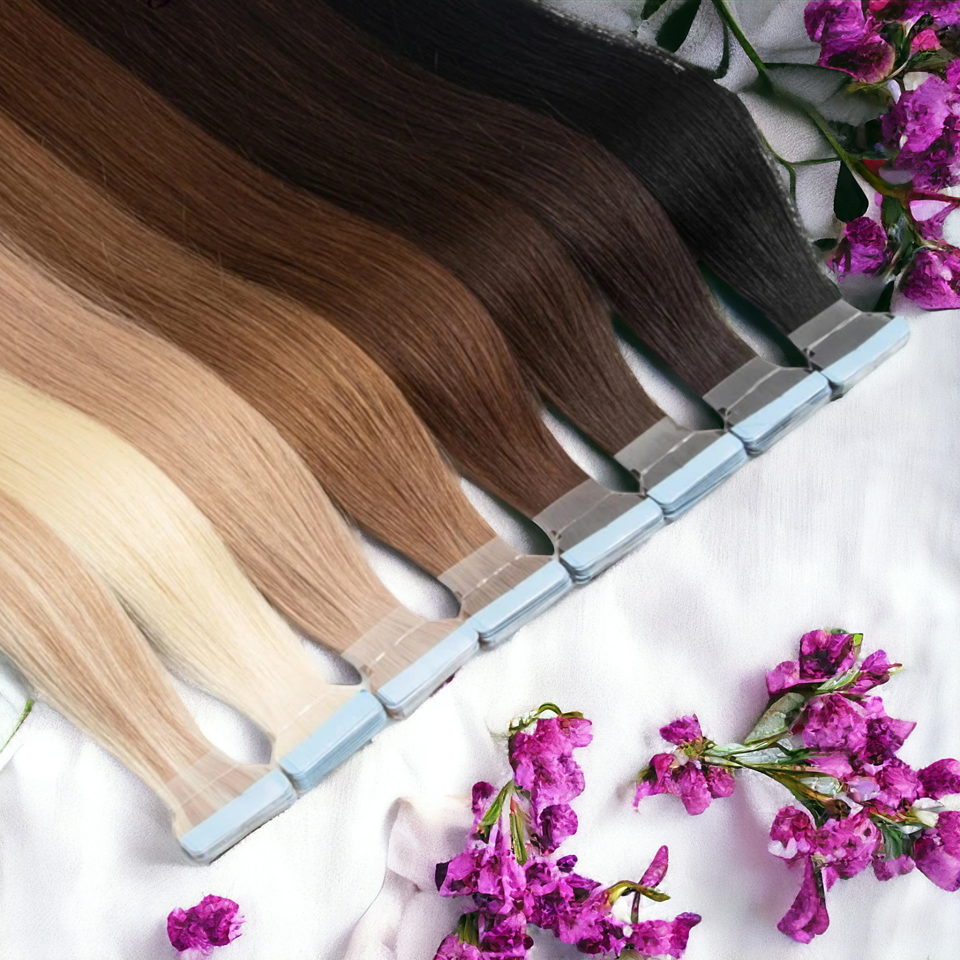 Standard Tape-Ins - einfarbig & gesträhnt