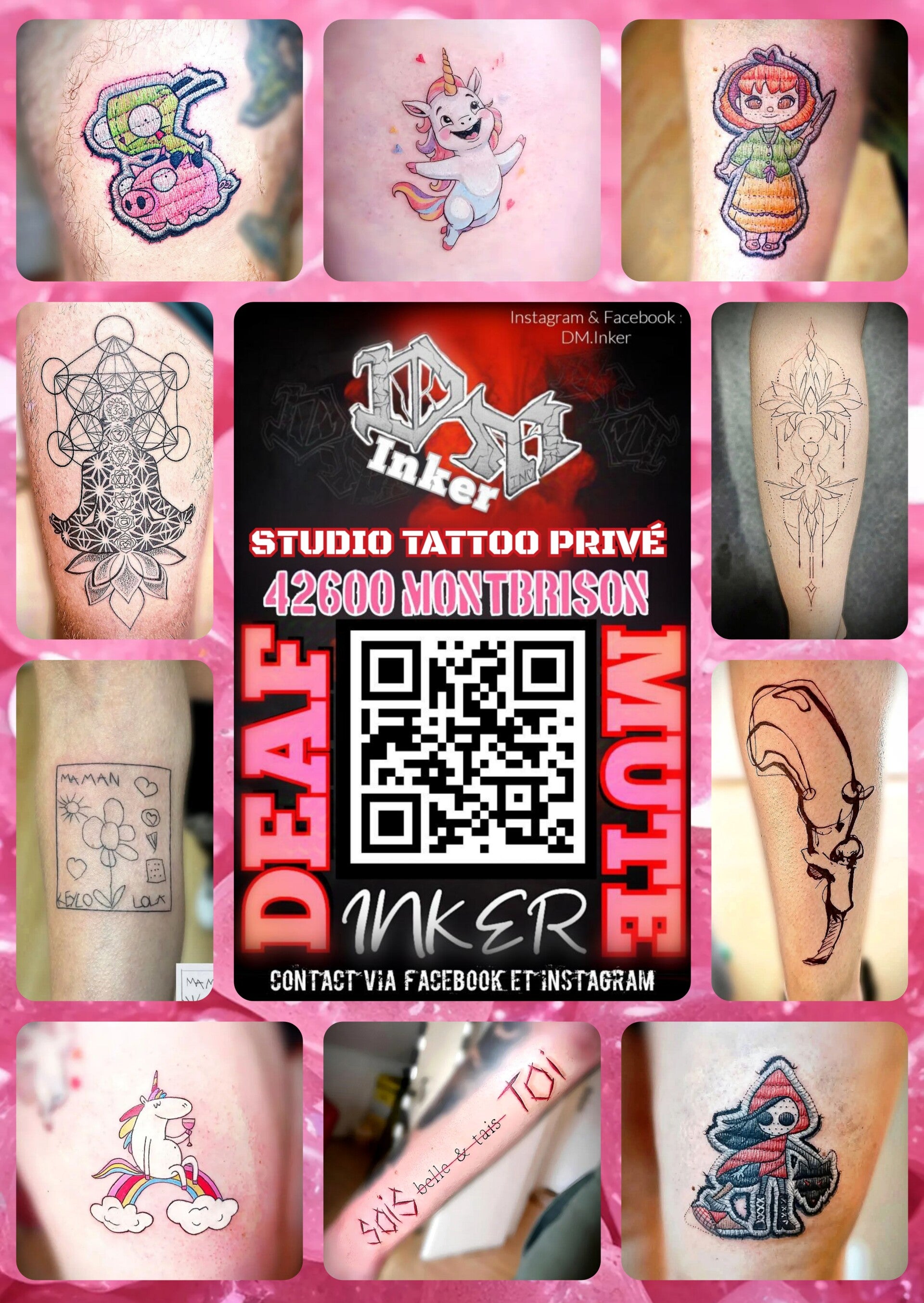 Tatoueur à Montbrison, 42600 (Loire) 🗓️ Uniquement sur RDV . Chaque matin ou après-midi est totalement consacré à un.e seul.e client.e🙏🏽 Au plaisir de bientôt vous encrer 😌 ✏️Avis des personnes déjà passées sous mes aiguilles sur Google et Facebook 🙂