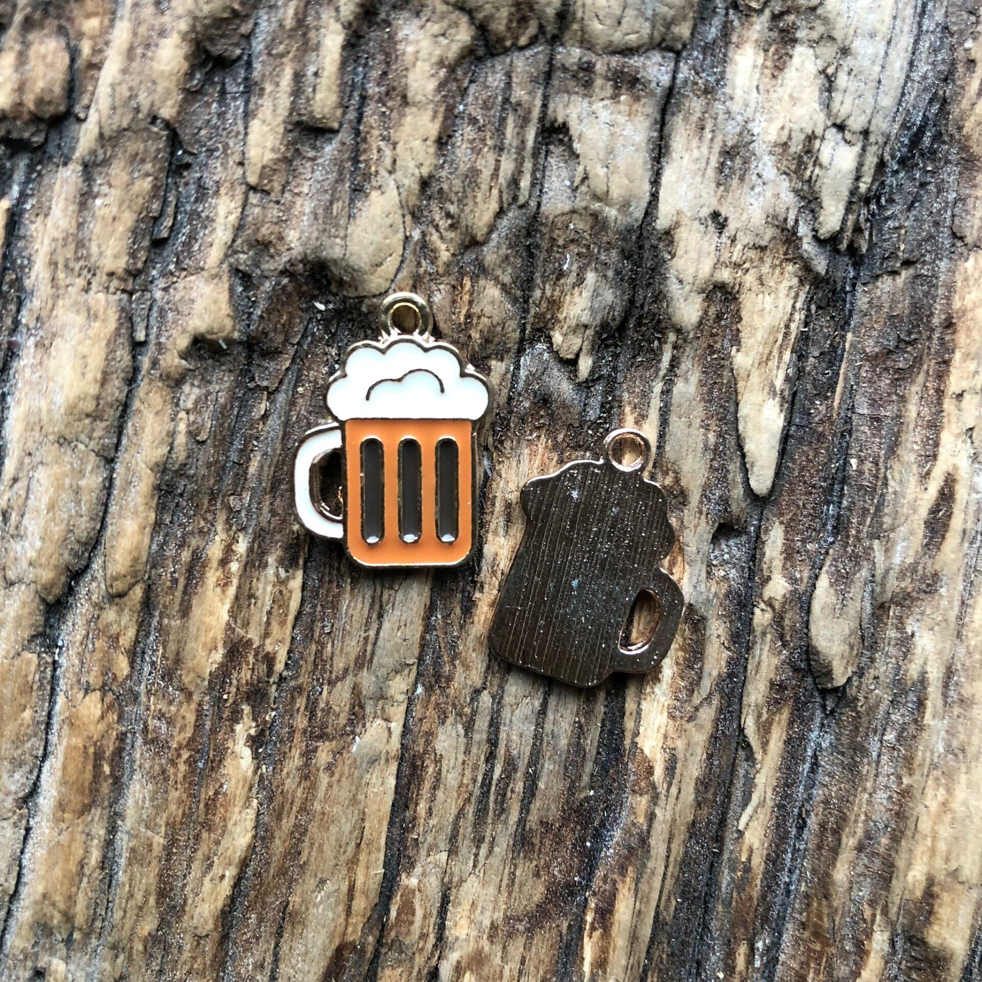 Bedels Gekleurd Bierpul pul bier drank feest 2 stuks