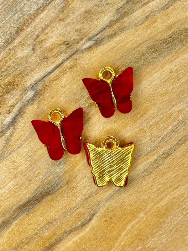 Bedel Gekleurd Vlinder Rood