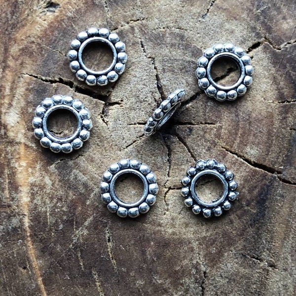 Bolletjes spacer Kralen 10 stuks