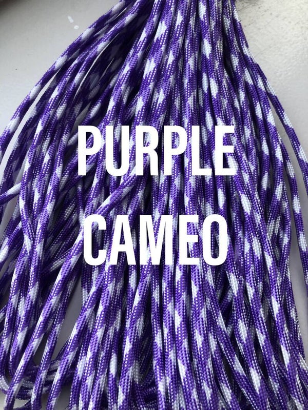 Paracord 4 mm Paars Camo