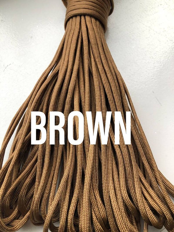 Paracord 4 mm Bruin
