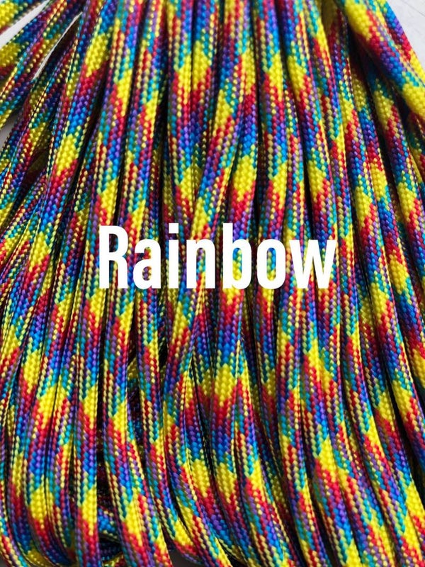 Paracord 4 mm Regenboog