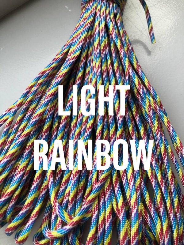 Paracord 4 mm Lichte Regenboog