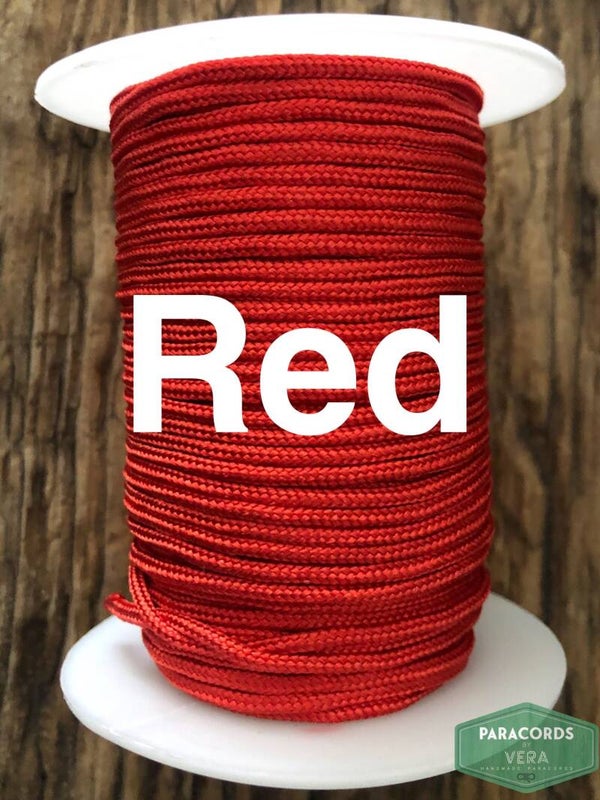 Paracord 2 mm Rood