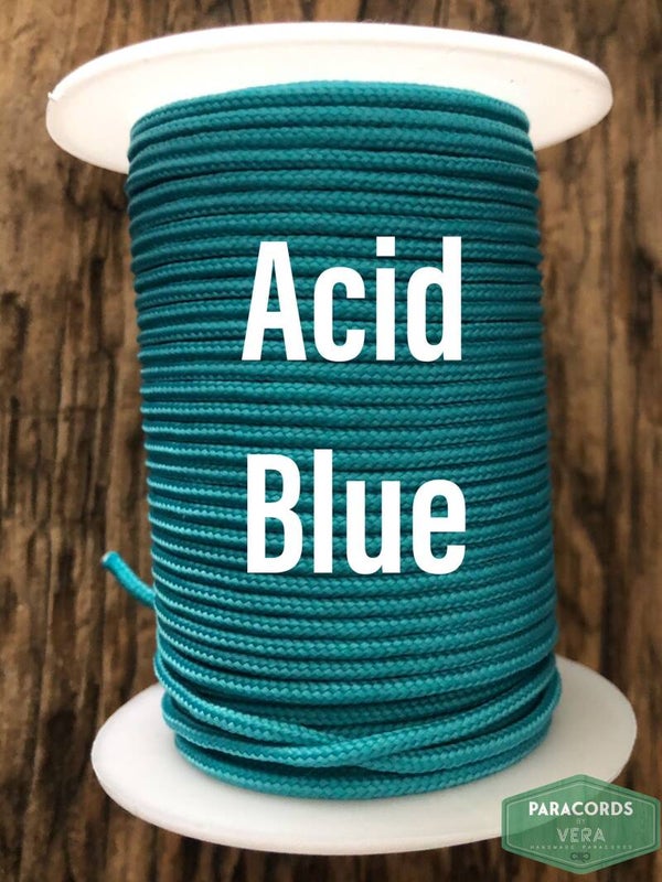 Paracord 2 mm Acid Blauw