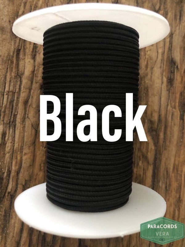 Paracord 2 mm Zwart
