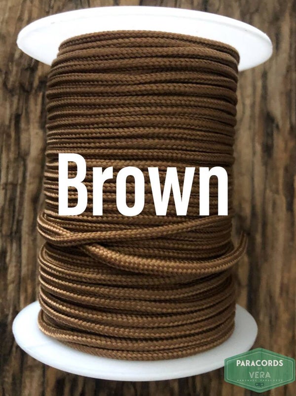 Paracord 2 mm Bruin