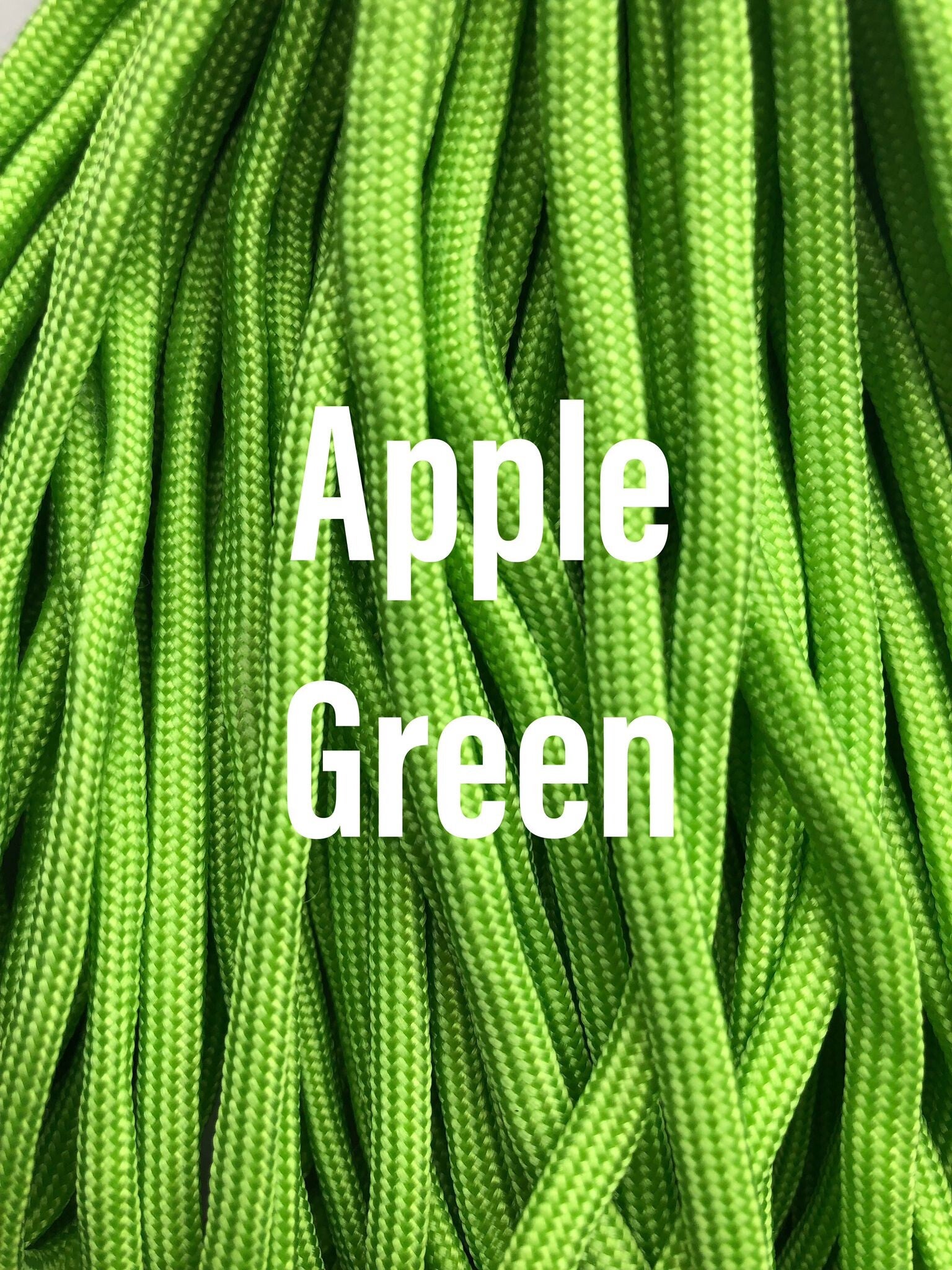 Paracord 4 mm Appel Groen