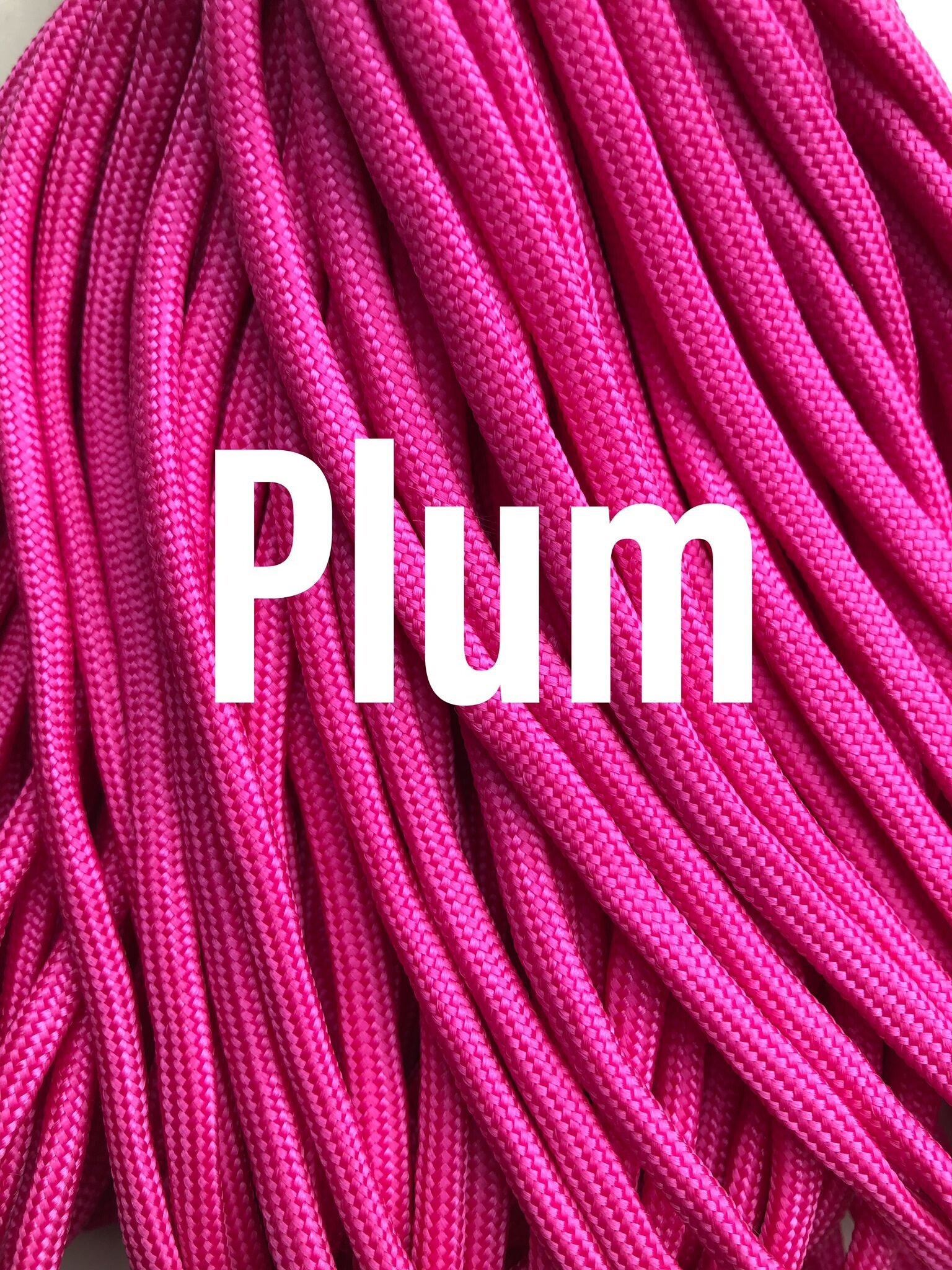 Paracord 4 mm Licht Donker Roze / Plum
