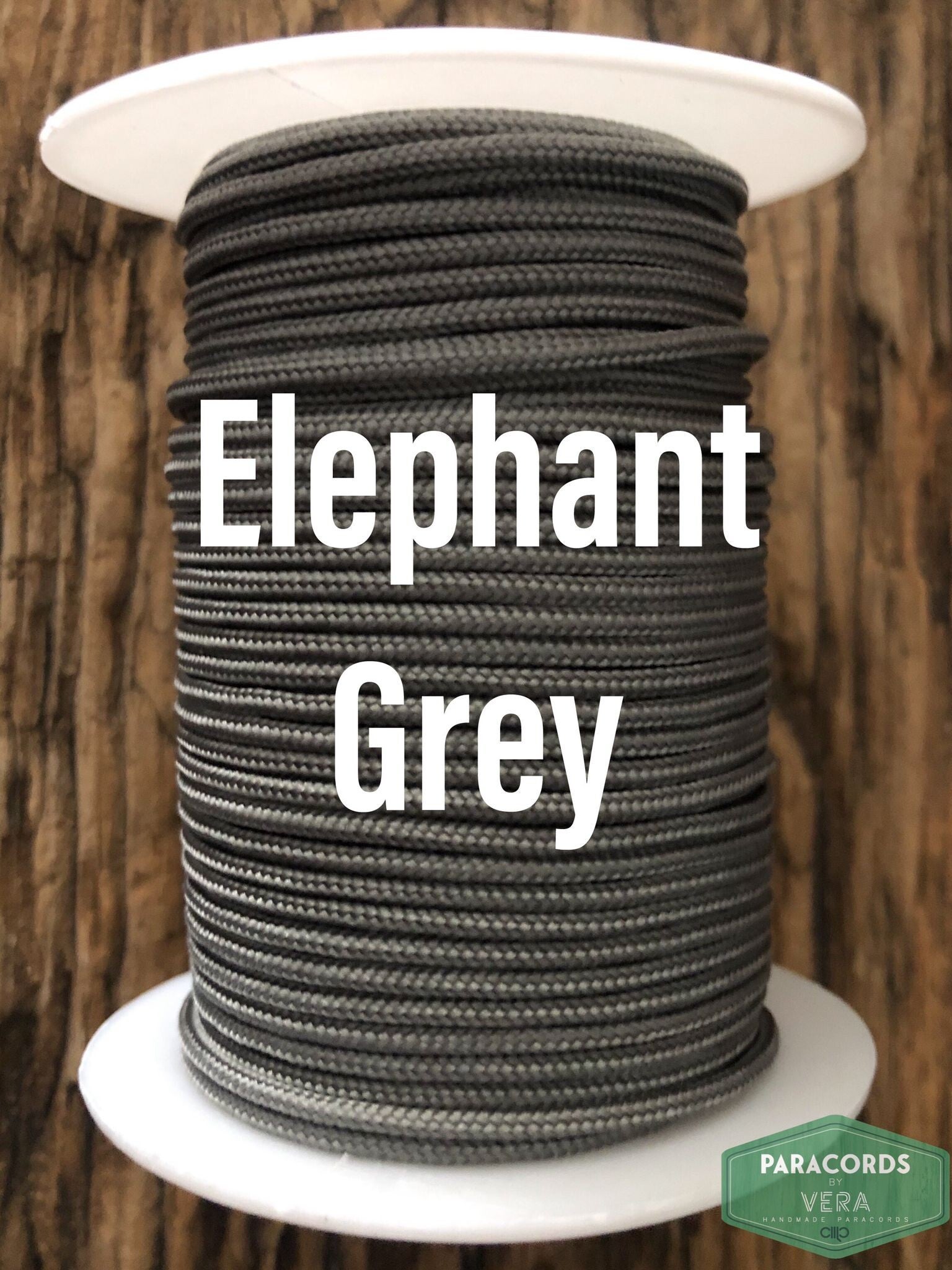 Paracord 2 mm Olifant Grijs