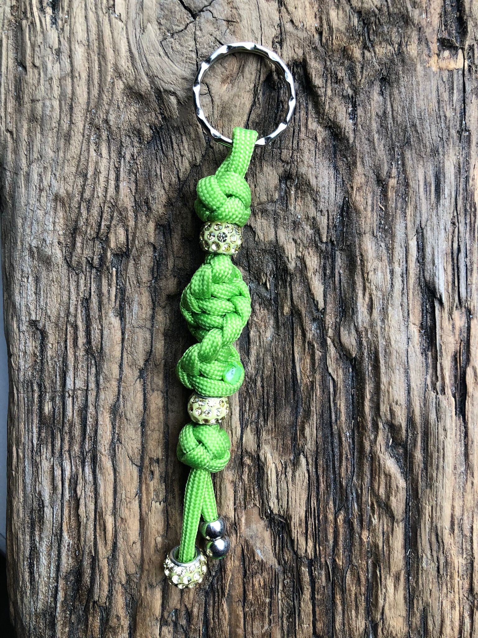 Paracord Sleutelhanger Sale Twist Groen