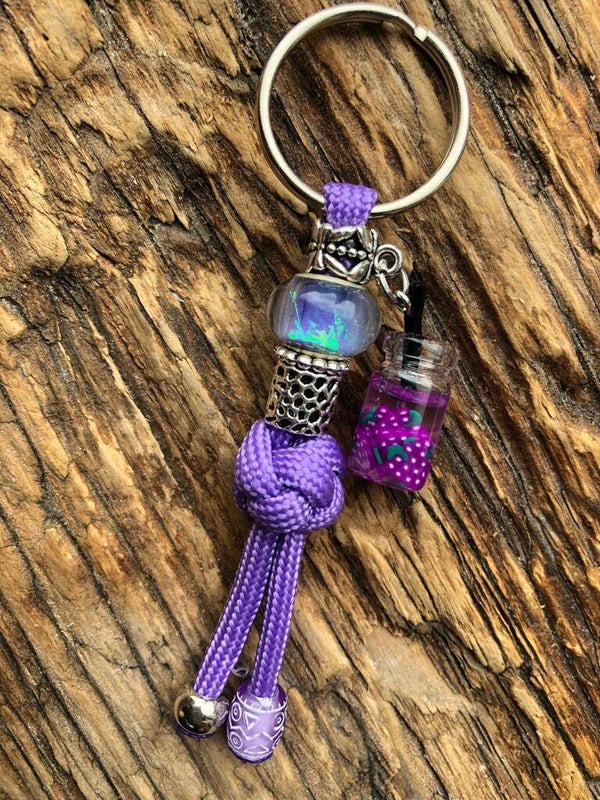 Paracord Sleutelhanger Fruit drankje Druiven