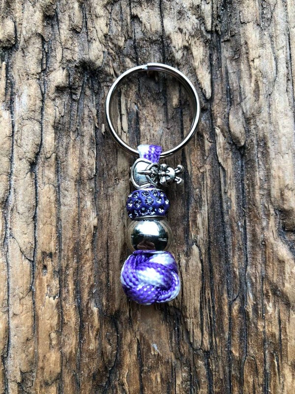 Paracord Sleutelhanger Sale Konijn Paars