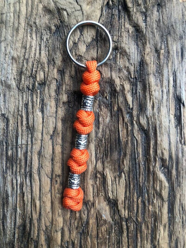 Paracord Sleutelhanger Oranje