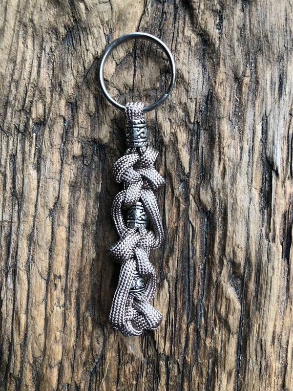 Paracord Sleutelhanger Taupe