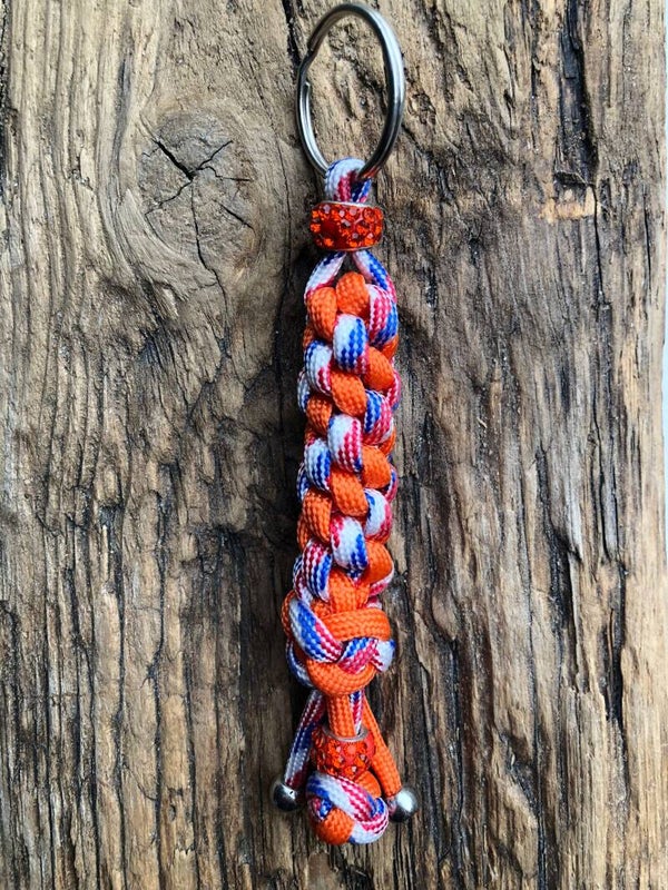 Paracord Sleutelhanger Oranje Nederland