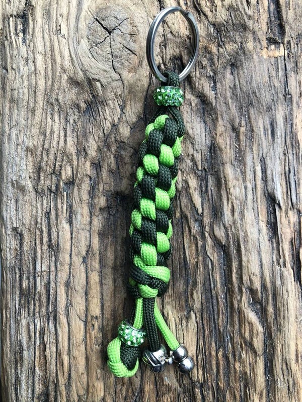 Paracord Sleutelhanger Groen