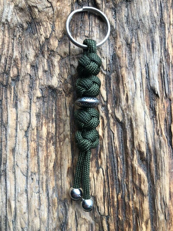 Paracord Sleutelhanger Army Green