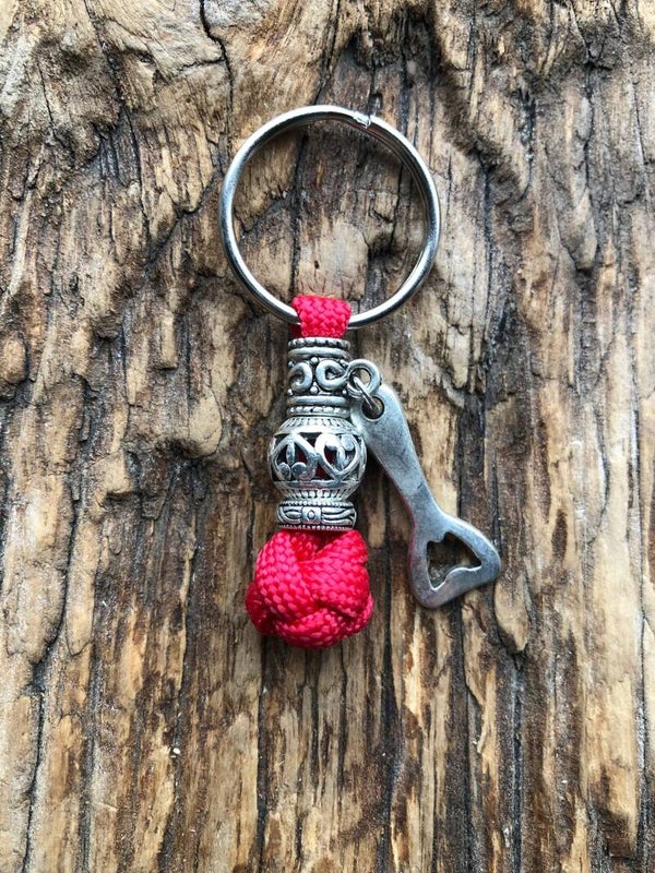 Paracord Sleutelhanger Sale Flesopener Rood