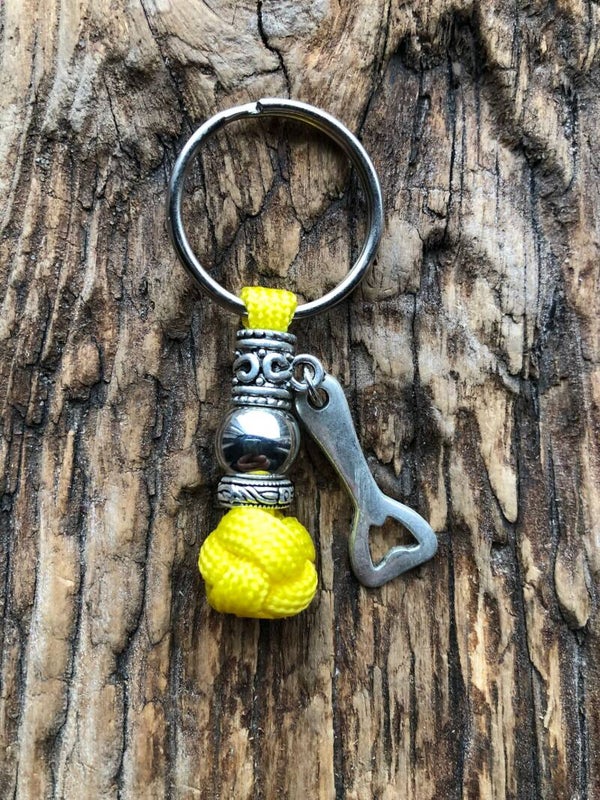 Paracord Sleutelhanger Sale Flesopener Geel