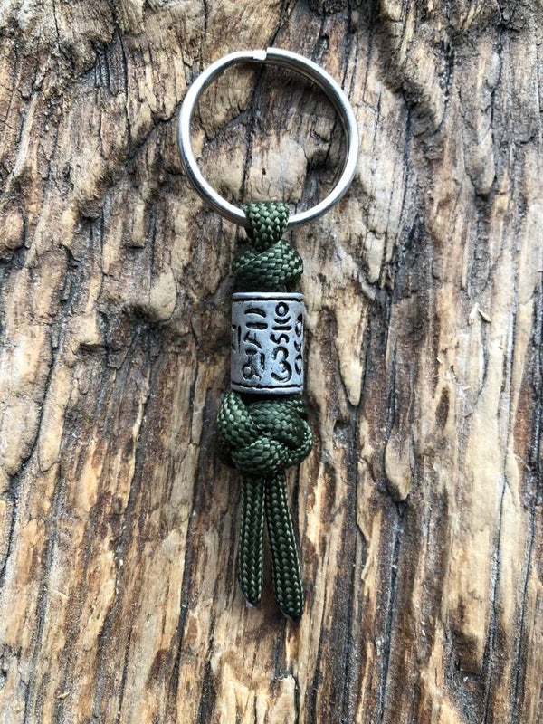 Paracord Sleutelhanger Army green