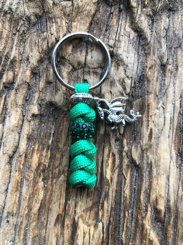 Paracord Sleutelhanger Sale Draak Groen
