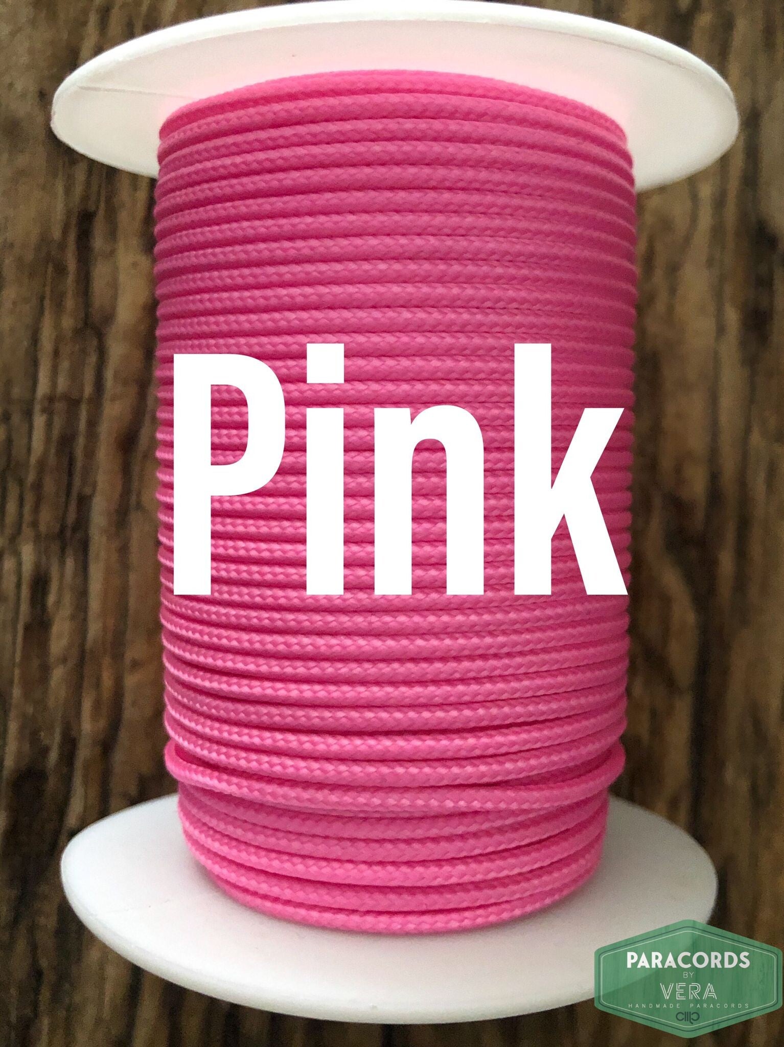 Paracord 2 mm Licht roze