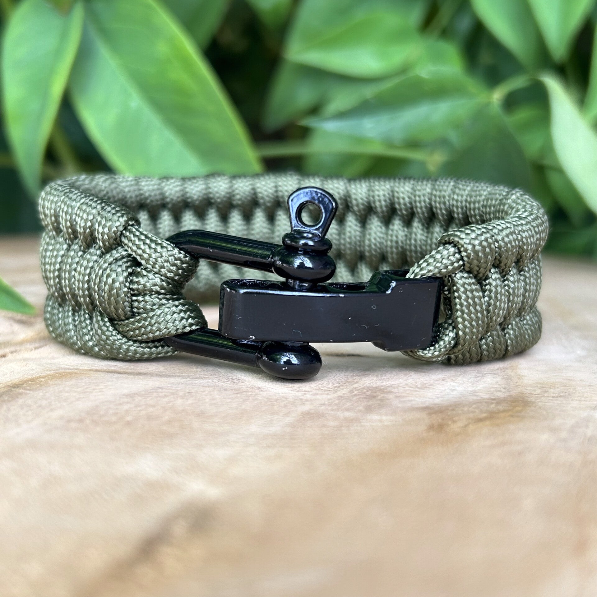 Paracord Armband Leger Groen Fishtail
