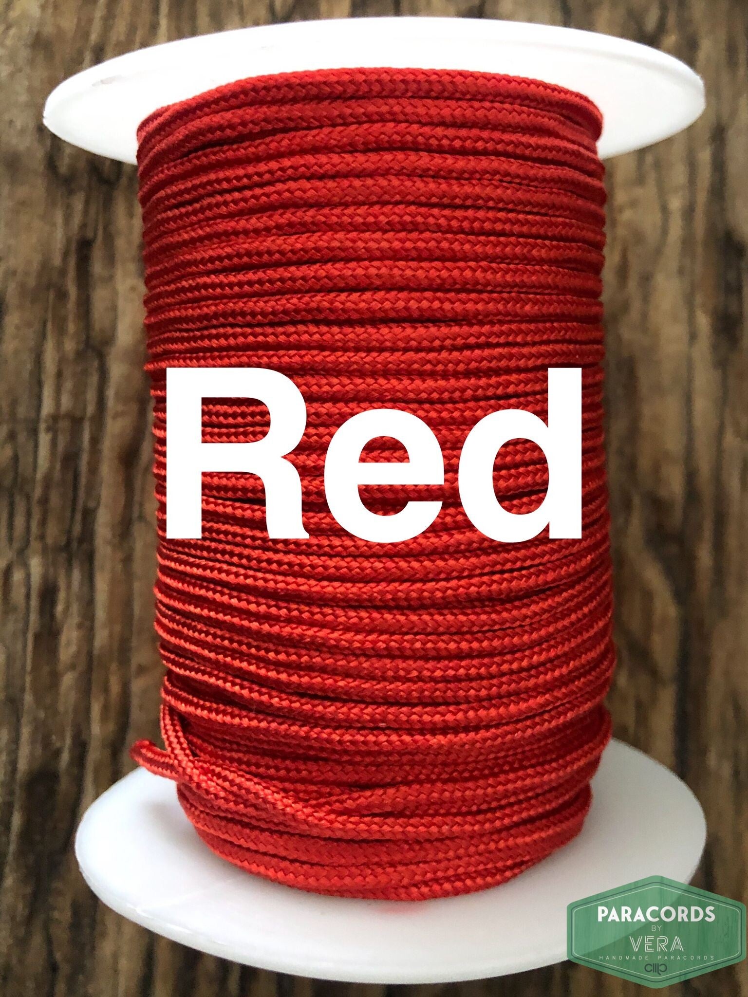 Paracord 2 mm Rood