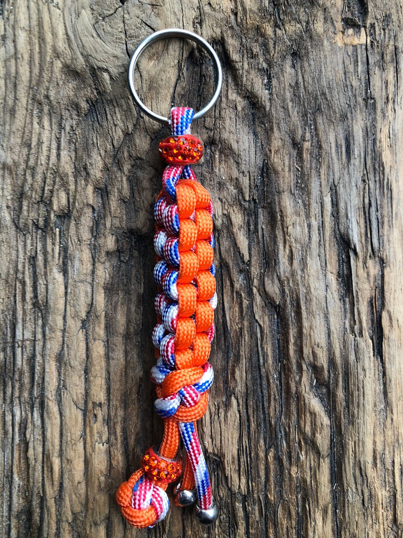 Paracord Sleutelhanger Oranje Nederland