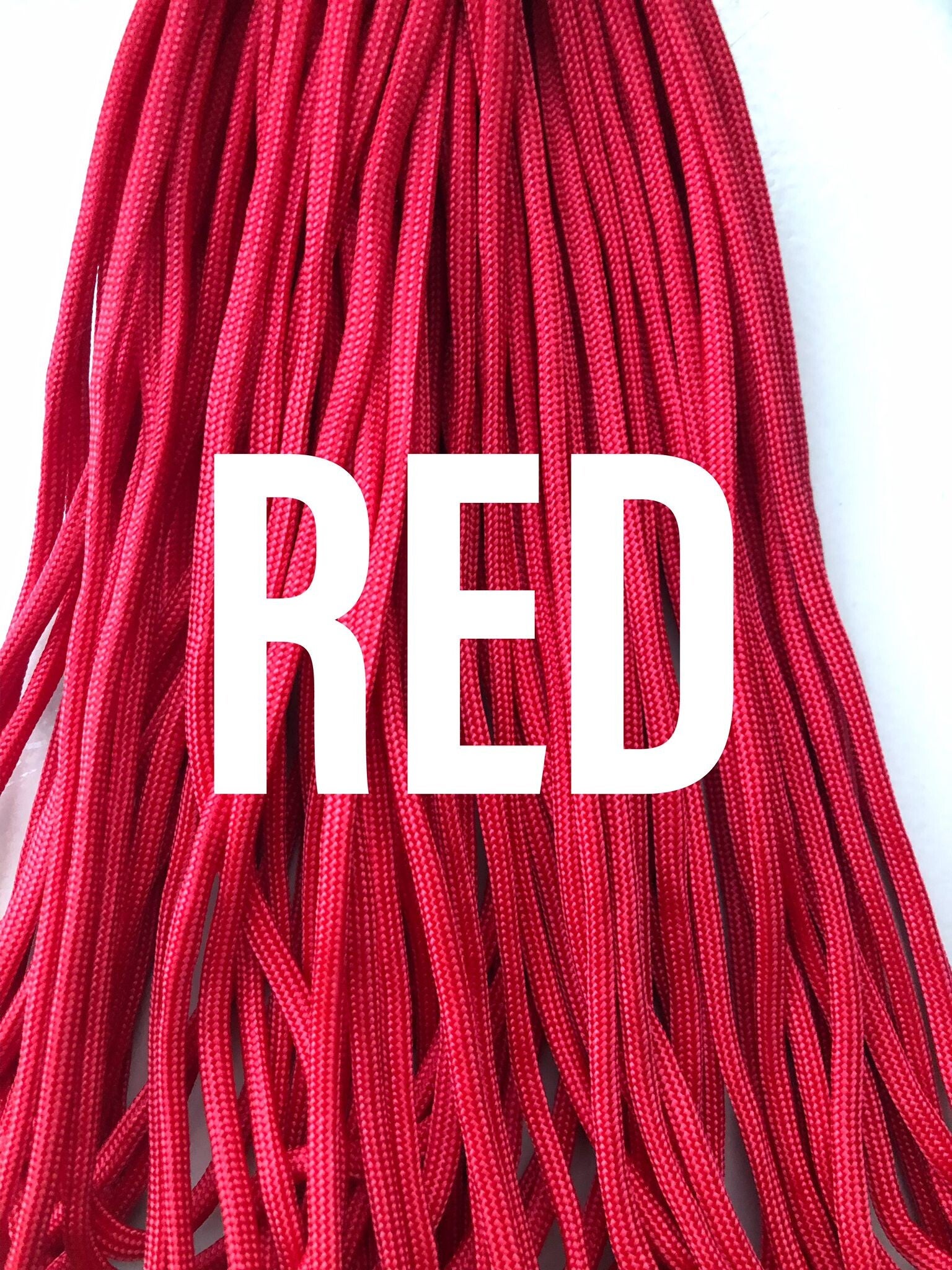 Paracord 4 mm Rood