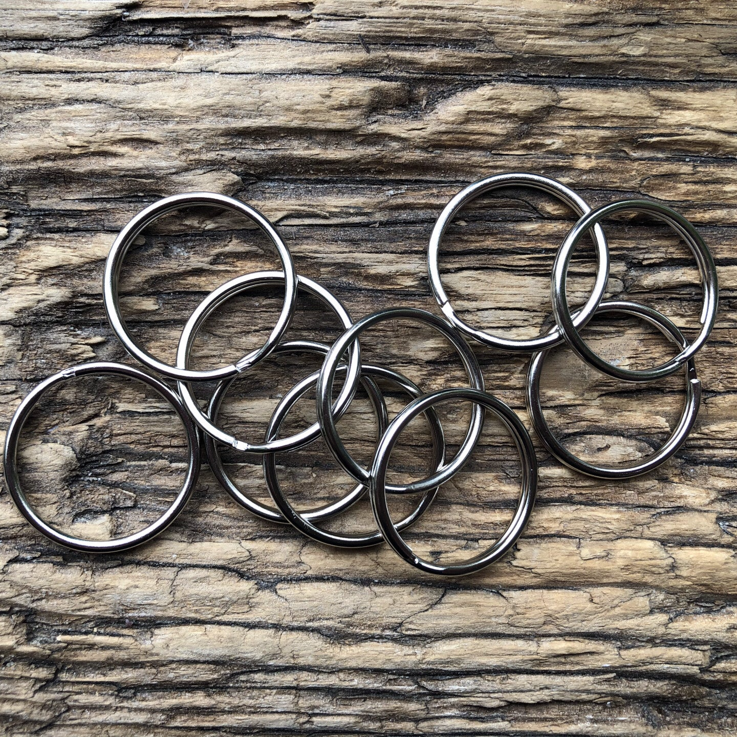 Splitringen / Sleutelringen #25 10/50/100 stuks