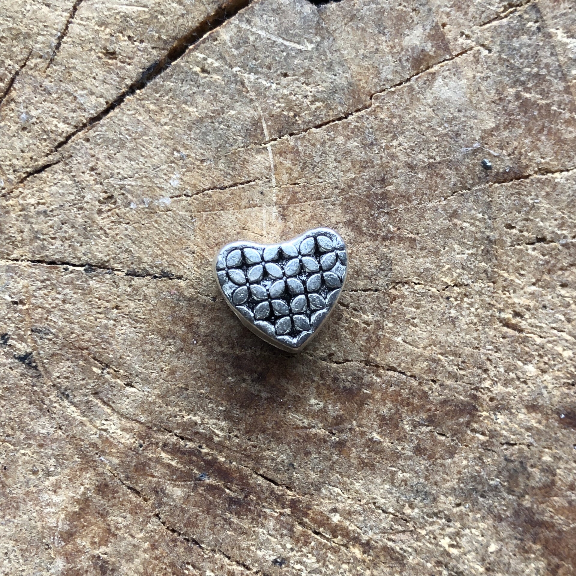 Hart kraal met patroon