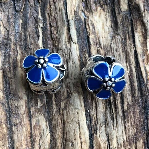 Donker Blauwe Bloem Kraal